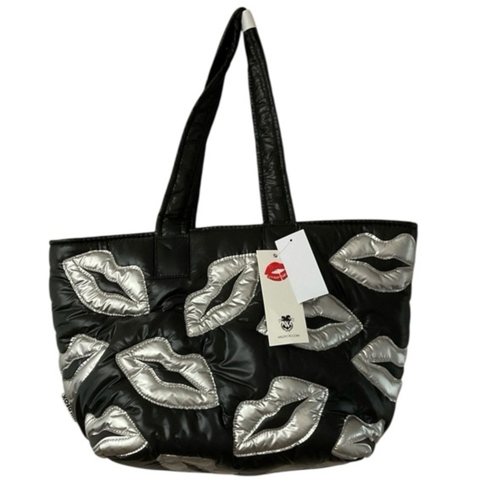 Wildfox Large Puffy Lips Tote Bag